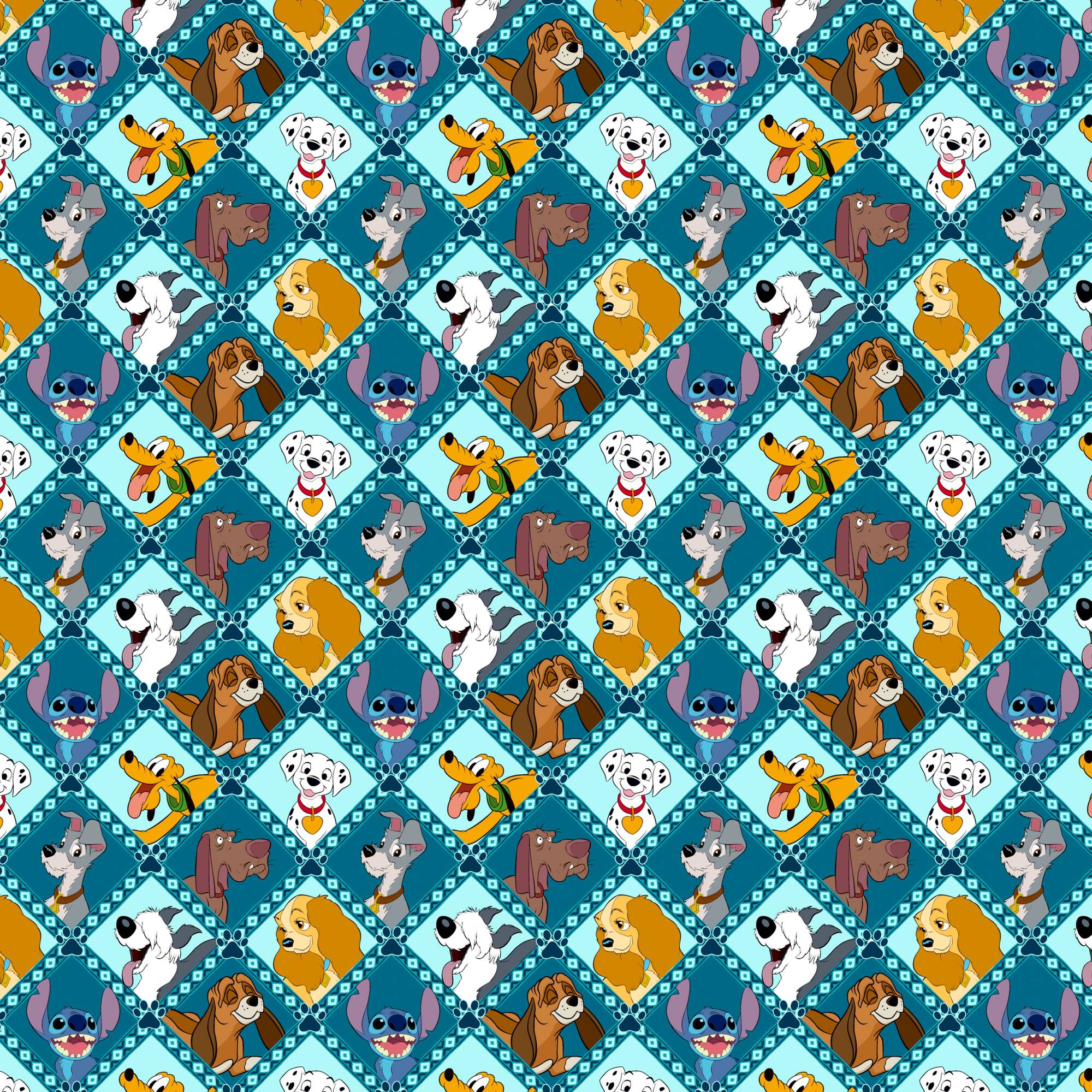 Disney® Dogs Cotton Fabric